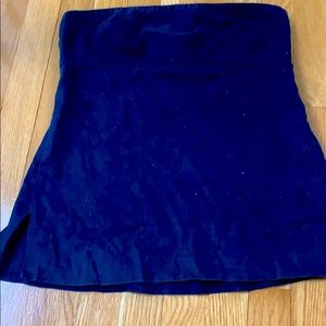 Navy blue J. Crew strapless top